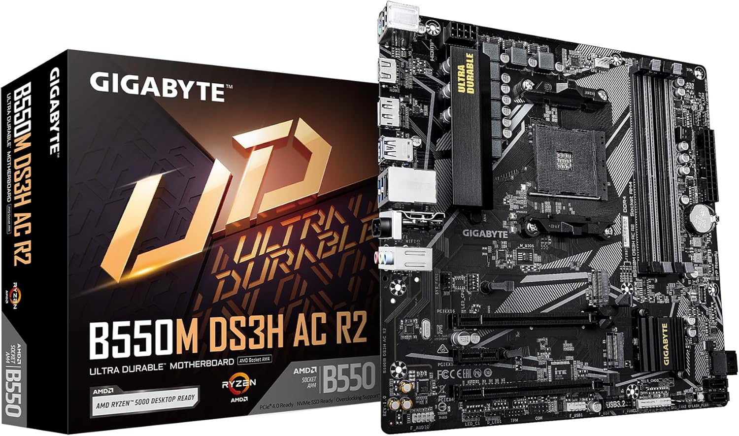 Tarjeta Madre Gigabyte B550m Ds3h Ac